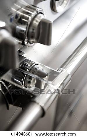 Detail of stainless steel oven controls View Large Photo Image Stock Image - Detail of stainless steel oven controls. Fotosearch