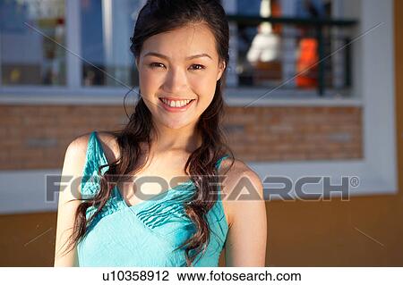 Young Lady Standing in Street View Large Photo Image Stock Image - Young Lady Standing in Street. Fotosearch