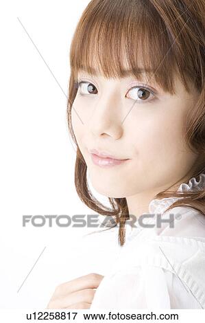 Stock Photo - Portrait of woman. Fotosearch
