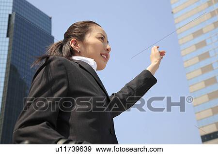 Stock Photo - Sale lady. Fotosearch