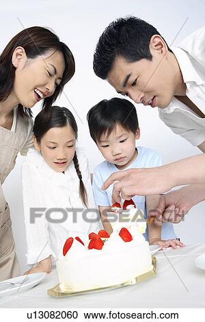 Stock Image - Family party. Fotosearch
