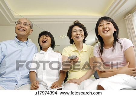 Happy circle with grandchildren View Large Photo Image Picture - Happy circle with grandchildren. Fotosearch