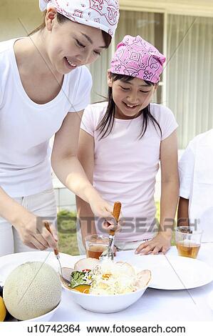 Parent and child who cook View Large Photo Image Picture - Parent and child who cook. Fotosearch
