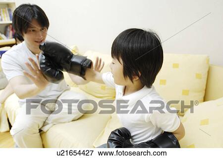 Parent and child with good relations View Large Photo Image Stock Photo - Parent and child with good relations. Fotosearch