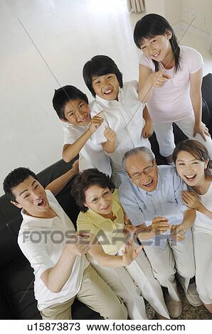 Stock Image - Third generation family. Fotosearch