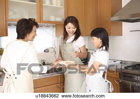 Stock Image - Third generation family. Fotosearch