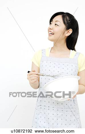 Woman cooking View Large Photo Image Stock Image - Woman cooking. Fotosearch
