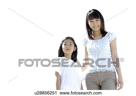 Stock Image - Mother and daughter. Fotosearch