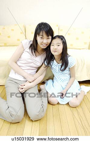 Stock Photo - Mother and daughter. Fotosearch