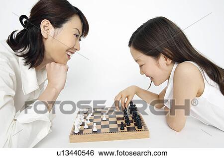 Stock Photograph - Mother and daughter. Fotosearch