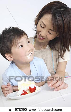Mother and son View Large Photo Image Stock Image - Mother and son. Fotosearch