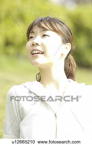 Stock Image - Woman's portrait. Fotosearch