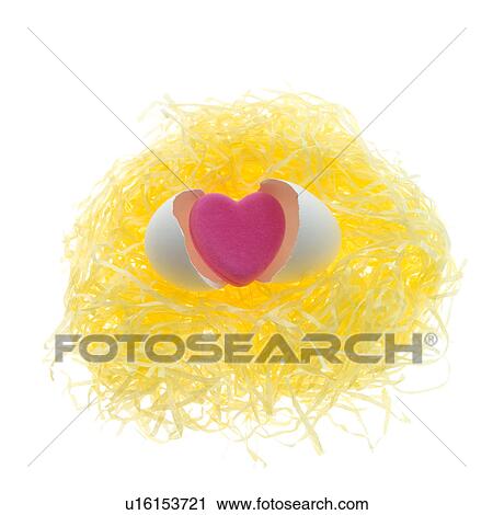 Heart-shaped object hatching View Large Photo Image Stock Image - Heart-shaped object hatching. Fotosearch