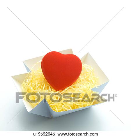 Stock Photography - Heart-shaped object on display. Fotosearch