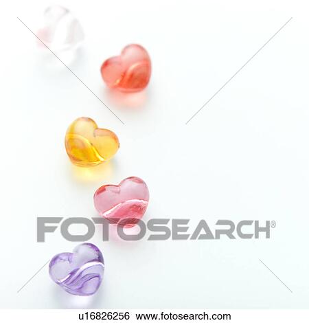 Stock Photograph - Heart-shaped objects. Fotosearch
