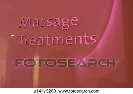 Massage treatments sign View Large Photo Image Stock Image - Massage treatments sign. Fotosearch