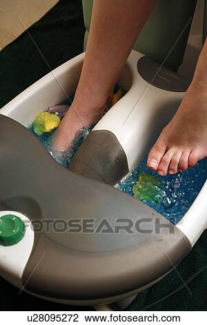 Stock Image - Pedicure. Fotosearch