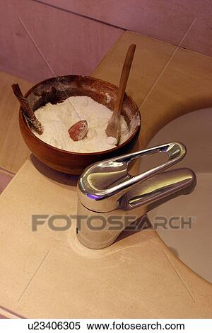 Spa treatment on sink View Large Photo Image Stock Photography - Spa treatment on sink. Fotosearch