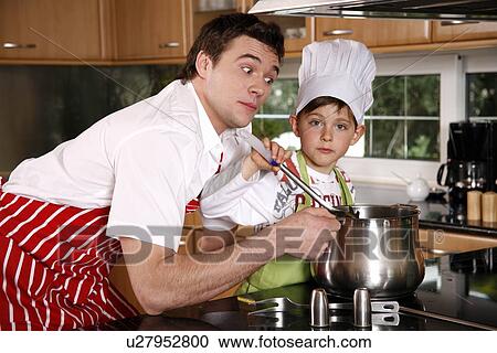 Father and son cooking spaghetti View Large Photo Image Stock Image - Father and son cooking spaghetti. Fotosearch