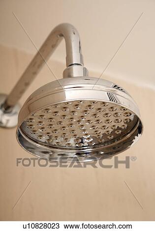 Stock Image - Rain showerhead. Fotosearch