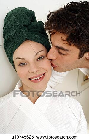 Young couple waiting in a beauty salon View Large Photo Image Stock Photography - Young couple waiting in a beauty salon. Fotosearch