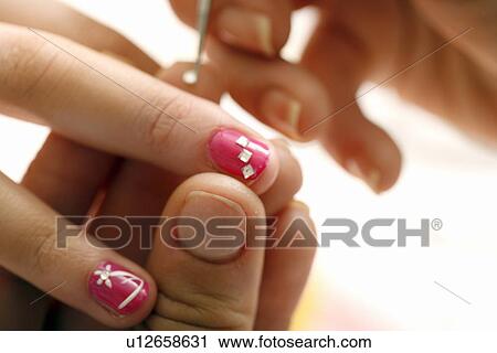 Stock Image - Manicure. Fotosearch