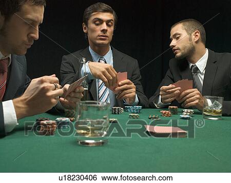 Stock Images of Men playing poker u18230406 - Search Stock Photography ...