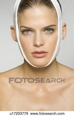 bandage around head