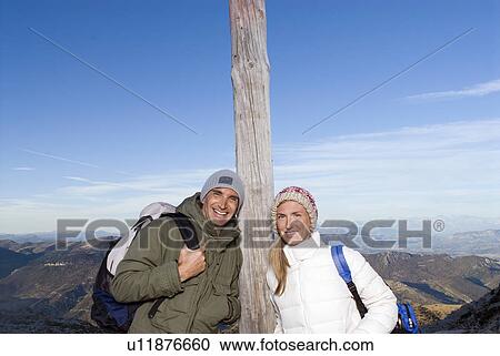 Stock Image - Portrait of a couple.. Fotosearch