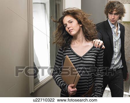 Businessman assaulting businesswoman. Brussels, Belgium. View Large Photo Image Stock Image - Businessman assaulting businesswoman. Brussels, Belgium.. Fotosearch