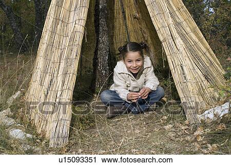 5-7 years old kids playing in a tipi. View Large Photo Image Stock Image - 5-7 years old kids playing in a tipi.. Fotosearch