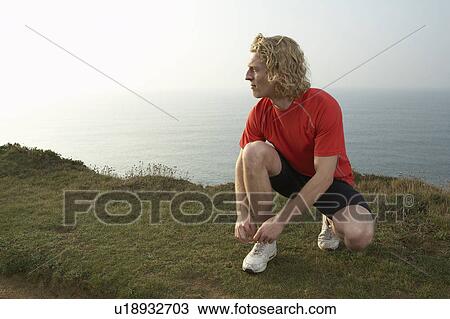 A young Male runner. View Large Photo Image Stock Image - A young Male runner.. Fotosearch