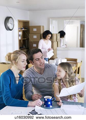Working from home family take a break View Large Photo Image Stock Image - Working from home family take a break. Fotosearch