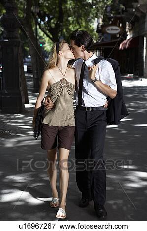 Couple outdoors embracing. View Large Photo Image Stock Photo - Couple outdoors embracing.. Fotosearch
