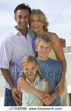 Portrait of a family View Large Photo Image Stock Photo - Portrait of a family. Fotosearch