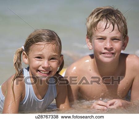 Portrait of two children View Large Photo Image Stock Photo - Portrait of two children. Fotosearch