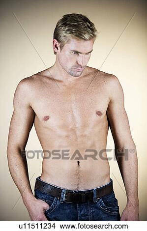 Picture - Portrait of a young man. Fotosearch