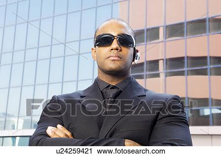 Stock Image - A personal security guard. Fotosearch