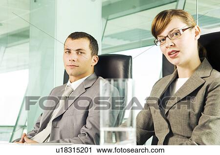 A business meeting View Large Photo Image Stock Image - A business meeting. Fotosearch