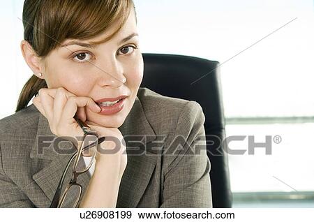 Portrait of a businesswoman View Large Photo Image Stock Photo - Portrait of a businesswoman. Fotosearch