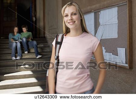 Portrait of a student View Large Photo Image Stock Photo - Portrait of a student. Fotosearch