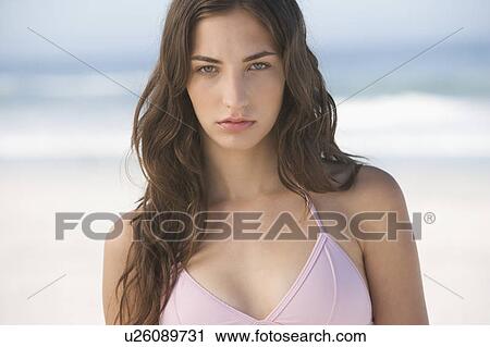 Portrait of a young woman View Large Photo Image Stock Image - Portrait of a young woman. Fotosearch