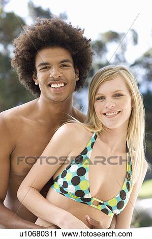 Portrait of a teenage couple View Large Photo Image Stock Image - Portrait of a teenage couple. Fotosearch
