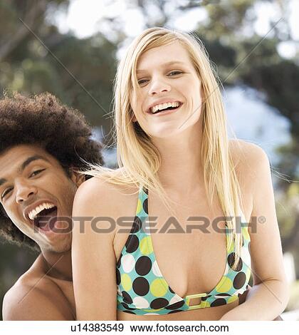 Portrait of a teenage couple View Large Photo Image Stock Photo - Portrait of a teenage couple. Fotosearch