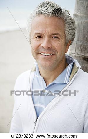 Stock Image - Portrait of a senior man. Fotosearch