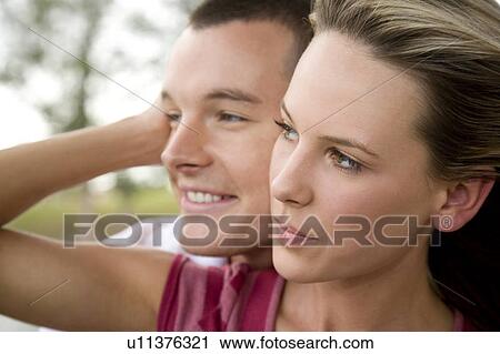 Portrait of two young lovers View Large Photo Image Stock Image - Portrait of two young lovers. Fotosearch