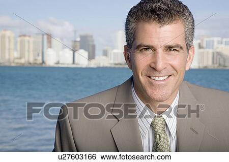 Stock Photograph - Portrait of a businessman. Fotosearch