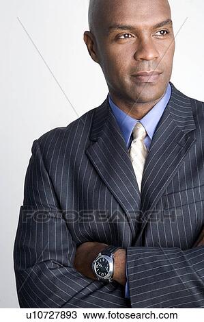 Stock Image - Portrait of a businessman. Fotosearch