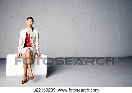 Stock Photo - Portrait of a businesswoman. Fotosearch