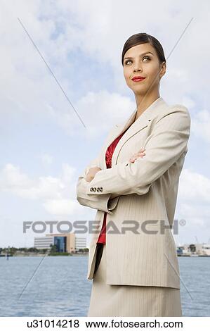 Stock Photo - Portrait of a businesswoman. Fotosearch